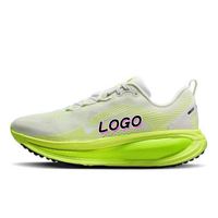 Chaussures de course professionnelles avec logo personnalisé, design à semelle épaisse, unisexe, légères, amortissantes, respirantes en mesh