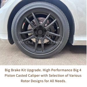 Aluminum Sport Racing Front Modified 4 Pot Piston Brake Caliper 5200 With 330MM Disc Big Brake Kit for <strong>Rims</strong> 17 Inch - Product Image 3