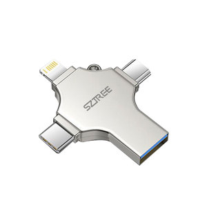 <span class=keywords><strong>USB</strong></span> 3.0 ổ đĩa flash chiếu sáng Pendrive Vàng thẻ Type-C Kim Loại 2 cổng điện thoại/<span class=keywords><strong>PC</strong></span> mới C11 128GB 256GB 64GB 1-năm chúng tôi Key CN; gua - Product Image 2
