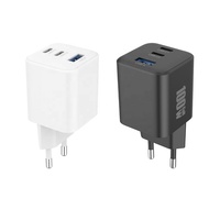 Chargeur Mini HNT 100W GaN PD PPS 2USB-C+1USB-A Multiport Chargeur Rapide Compatible avec Ordinateur Portable Téléphone Design Compact Prise EU