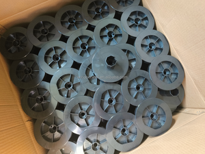 Panjur parçaları Mini plastik kasnak 40mm sekizgen tüp için 140mm - Product Image 6