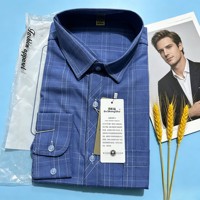 Chemises à manches longues pour hommes, modèles variés, stock aléatoire, style décontracté ou habillé, référence XBK001, vente en gros, 3,85 dollars