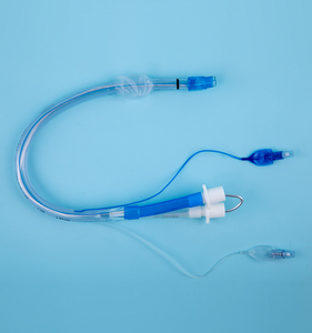 Tabung endoskopi Lumen ganda medis satu atau kanan diperkuat dengan manset silikon kateter Endotracheal Cuffed - Product Image 6