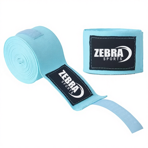 Vente chaude, bandages de boxe pour les mains et les poignets, logo personnalisé, résistants à l'usure, respirants, écologiques, en coton élastique, avec boucle pour le pouce, 3m 4m 5m - Product Image 1