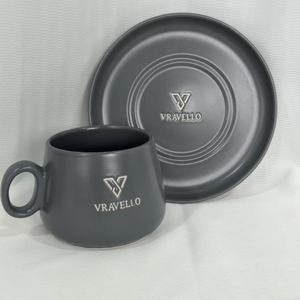 Ensemble tasse et soucoupe à café en porcelaine haut de gamme, style moderne, contrôle qualité strict, écologique, compatible lave-vaisselle et four - Product Image 4