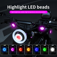 Lampe d'ambiance LED RVB multicolore pour moto et scooter électrique, lumière stroboscopique clignotante, plusieurs modes, décoration d'ambiance