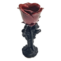 Personnalisé Résine Halloween Crâne Chandelier Gothique Sorcière Crâne À La Main Rose Chandelier Souhaitant Rack bar Décoration de La Maison