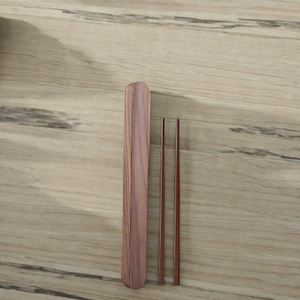 Sáng Tạo Xách Tay Óc Chó Gỗ Đũa Box Set Thời Trang Màu Đen Du Lịch Bộ Đồ Ăn Với Phong Cách Giải Pháp Lưu Trữ - Product Image 4