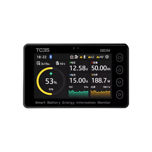 Voltímetro de 8-80V 50A, medidor de prueba de batería de plomo ácido, indicador de capacidad de voltaje de descarga, medidor de Coulomb, probador de batería - Product Image 1