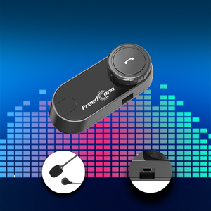 Xe máy thông tin liên lạc hệ thống <span class=keywords><strong>intercom</strong></span> T-COM V6 không thấm nước cho tai nghe stereo với kim cương thiết kế và Microphone ABS - Product Image 1