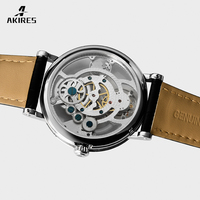 Design de luxe Seagull Tourbillon Montres Mouvement Automatique Logo Personnalisé Phase De Lune Montres Tourbillon Squelette Montre