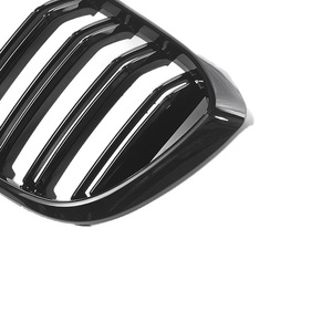 Reemplazo de Parrilla Delantera Negra Brillante de Doble Línea para BMW X3, ABS, para Modelos 2018-2021 G01 - Product Image 5