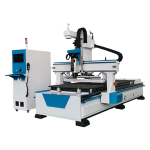 Máquina de corte CNC con mesa de vacío y <span class=keywords><strong>colector</strong></span> de polvo para panel MDF - Product Image 1