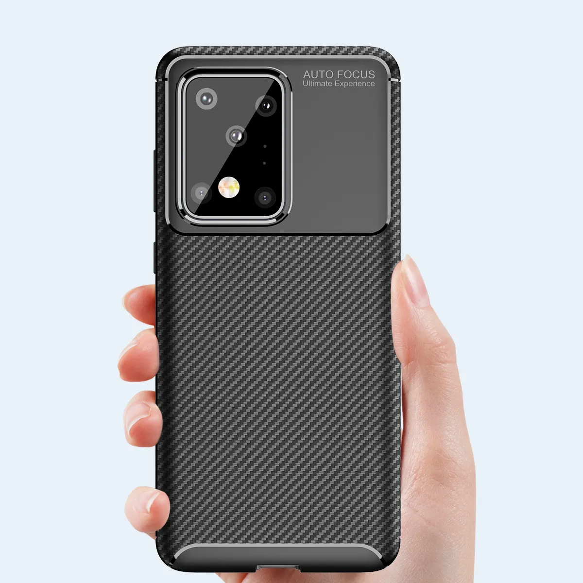 Shockproof Silicone Beetle Carbon faser fall For Samsung Galaxy S10 Plus S20 Plus S20 Ultra