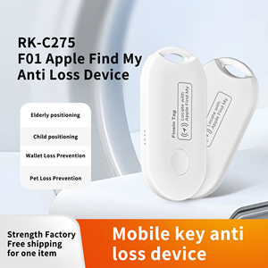RK-C275 Anti-Perte Tag F01 Finder MFI Certifié IOS Système <span class=keywords><strong>iPhone</strong></span> Tracker WiFi Localisateur de Poche pour Animal de Compagnie <span class=keywords><strong>iPhone</strong></span> 'Find My' App - Product Image 5
