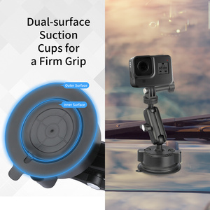 Monopié Extensible con Mango Giratorio para Insta360, Palo para Selfies, Luz de Flash, Monitor, Micrófono, Aleación de Aluminio y Plástico - Product Image 2