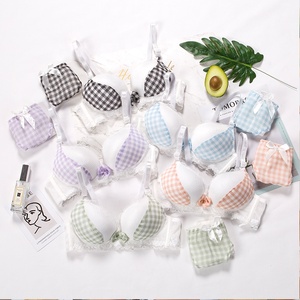 Nuevo Conjunto de sujetador Sexy, conjunto de lencería fina de encaje bordado, conjunto de sujetador sin montura de verano <span class=keywords><strong>2021</strong></span> - Product Image 1