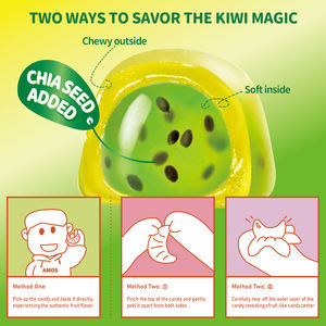 ลูกอมอมอส พีลเลอร์ซ 3 ออนซ์ ลูกอมนิ่มแบบลอกได้ เยลลี่ผลไม้ ลูกอมกัมมี่รูปผลไม้ ลูกอมกัมมี่รูปกีวี - Product Image 3