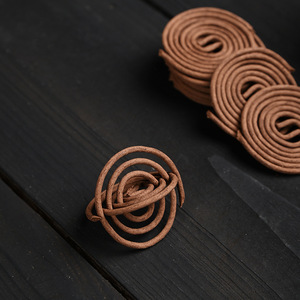 Miniature Incense Coils Natural Sandalwood Agarwood 20 Coils <b>Small</b> Jar Indoor Use Aromatic Home Fragrance - Product Image 3