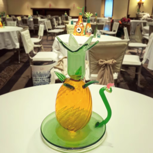 Tùy chỉnh hiện đại chủ sở hữu nến thủy tinh dứa hình dạng người giữ ngọn nến đám cưới chủ sở hữu nến cho Bảng trang trí - Product Image 6