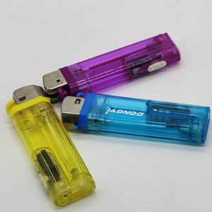 تسليم سريع مصباح يدوي ولاعة ليد متعددة الوظائف قابلة لإعادة الملء عجلة ولاعة حجرية للتدخين ولاعة السيجار الصوان - Product Image 3