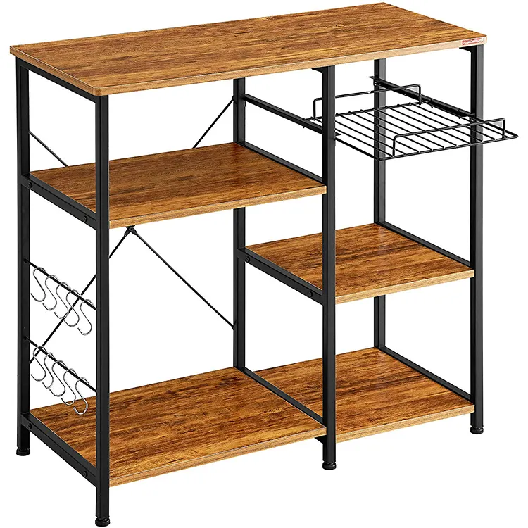 Free Sample Metal Kitchen Serving Cart Microwave Shelf Stand Big Lots Space Saver Island For Home China Cheap Kitchen Furniture