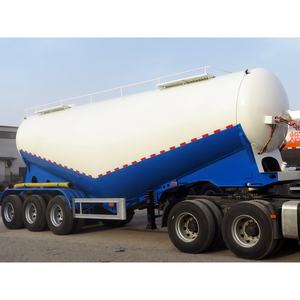 รถพ่วงบรรทุกปูนซีเมนต์แบบกำหนดเอง ขายตรงจากโรงงาน บรรทุกได้สูงสุด 3 เพลา - Product Image 2