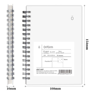 Quaderno a Spirale Deli L5070, Formato A5, Righe Orizzontali, <span class=keywords><strong>Quadretti</strong></span>, Pagine Bianche, Alta Qualità per Studenti e Ufficio - Product Image 4