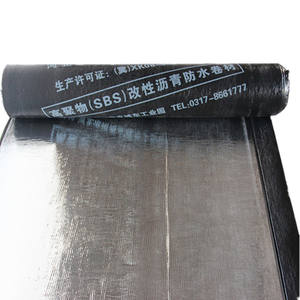 Feuille de toiture en <span class=keywords><strong>feutre</strong></span> d'asphalte à membrane imperméable bitumineuse modifiée SBS bon marché - Product Image 5