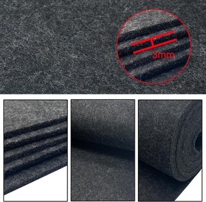 Stain Heat Resistant Washable Eco-Friendly 100% Wool Felt Table <b>Mat</b> Dark Grey Place <b>Mats</b> Set of 6 for <b>Dinner</b> - Product Image 4