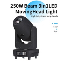 Projecteurs de scène à LED mobiles professionnels 250W, projecteurs à faisceau LED mobiles RGB