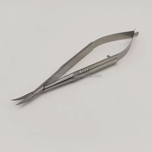 Tijeras quirúrgicas de microdisección, tijeras de resorte Castroviejo, juego de instrumentos de fuente de alimentación Manual - Product Image 1
