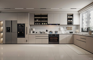 Armoires de cuisine sur mesure de style scandinave avec tiroirs profonds pour la construction de maisons neuves - Product Image 6