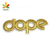 Services brodés Nouveaux patchs tissés avec logo de marque personnalisé avec lettres en relief bouffées 3D de broderie