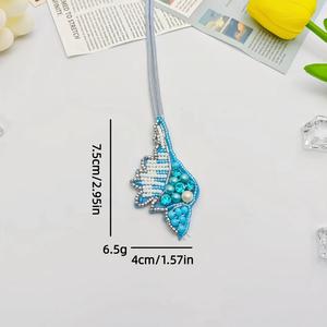 Accessoires de <span class=keywords><strong>sac</strong></span> Tendance : Breloques brodées de perles pour la création d'ornements, accessoires extravagants faits <span class=keywords><strong>main</strong></span> pour valises de maquillage et sacs à <span class=keywords><strong>main</strong></span> - Product Image 5