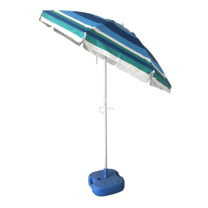 Parapluie de plage style espagnol UPF50 + Protection solaire coupe-vent pour Ibiza Marbella <span class=keywords><strong>vacances</strong></span> d'été - Product Image 1