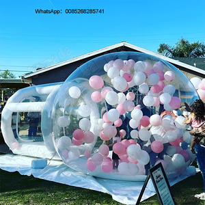 Ballons de fête pour enfants, maison amusante, dôme géant transparent gonflable en cristal, tente à bulles, ballons à bulles gonflables transparents, maison - Product Image 1