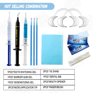 Kit Sbiancante per Denti in Foglio di Alluminio GT OEM, Set da 8 <span class=keywords><strong>Pezzi</strong></span>, Logo Personalizzato, Certificato CE, per Uso Dentale e Professionale - Product Image 2