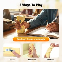 Jouet Squishy Barre de Beurre Doux à Remontée Lente Anti-Stress Sensoriel Fidget Toy Cadeau Nouveauté Coloré
