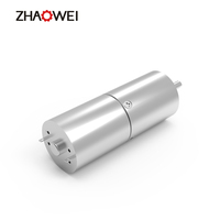Moteur à engrenages planétaires miniature Zhaowei ZWBMD024024-96-01 24 mm, rapport de réduction 96, 48 tr/min, 20 kgf.cm, 3V, 6V, 12V, 24V, sans encodeur