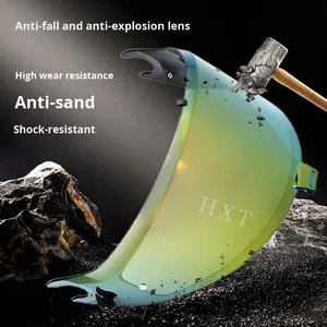 Pour <span class=keywords><strong>Shark</strong></span> <span class=keywords><strong>GP</strong></span> RACE R PRO <span class=keywords><strong>GP</strong></span> Big Tail Casque Remplacement Visière Visière Verre Anti-vertige Casque Verre - Product Image 4