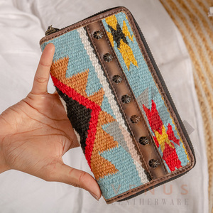 High Quality Women's Genuine Leather Clutch <b>Bag</b> Purse Fashionable <b>Long</b> Design Wallet with Landscape Pattern - Product Image 5