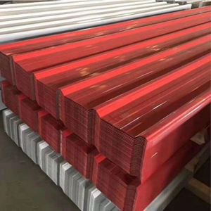 좋은 성능 0.12-0.8mm 두꺼운 금속 아연 도금 강판 패널 골판지 금속 사이딩 루핑 시트 - Product Image 4