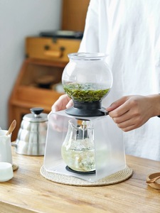 Teiera in Vetro Portatile con Filtro Rimovibile, Teiera Compatta in Borosilicato per Viaggi e Uso all'Aperto, Facile da Trasportare e Conservare - Product Image 2