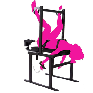 Chaise de bondage BANSEY avec support pour machine sexuelle, en cuir PU, Fesselstuhl, Silla de bondage, Love chair - Product Image 1