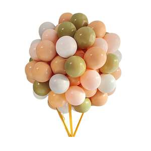 Ballons en latex rétro <span class=keywords><strong>de</strong></span> couleurs rose sable, blanc, olive, vert, abricot, rose, orange, épais, pour décoration <span class=keywords><strong>de</strong></span> fête, 5, 10, 12, 18, 36 pouces - Product Image 2