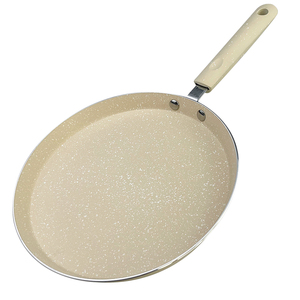 Sartén para <span class=keywords><strong>Paella</strong></span> Antiadherente <span class=keywords><strong>de</strong></span> Aluminio con Mango <span class=keywords><strong>de</strong></span> Silicona, Compatible con Inducción, 9.5 Pulgadas, para Tortillas, <span class=keywords><strong>Cocina</strong></span> <span class=keywords><strong>de</strong></span> Restaurante - Product Image 4