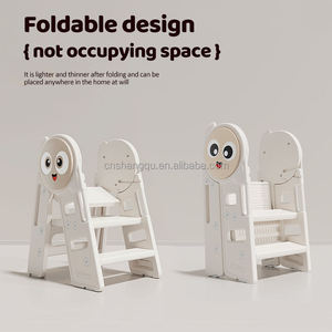 VSUCH Torre di Apprendimento per Cucina per Bambini, Sgabello Antiscivolo Pieghevole, Sedia da Appoggio per Bambini per Lavare e Cucinare - Product Image 3