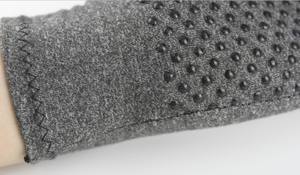 Benutzer definiertes Logo Anti-Rutsch-Fitness Halb <span class=keywords><strong>finger</strong></span> handschuhe Kupfer Nylon <span class=keywords><strong>Finger</strong></span> lose Arthritis Handschuhe Kompression - Product Image 5