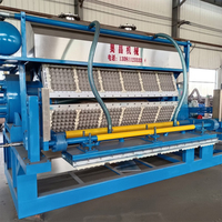 Machine automatique de mousse de polystyrène de récipient de nourriture de machine de plateau d'oeufs 6*8 pour l'application de carton remplissant des plateaux d'oeufs